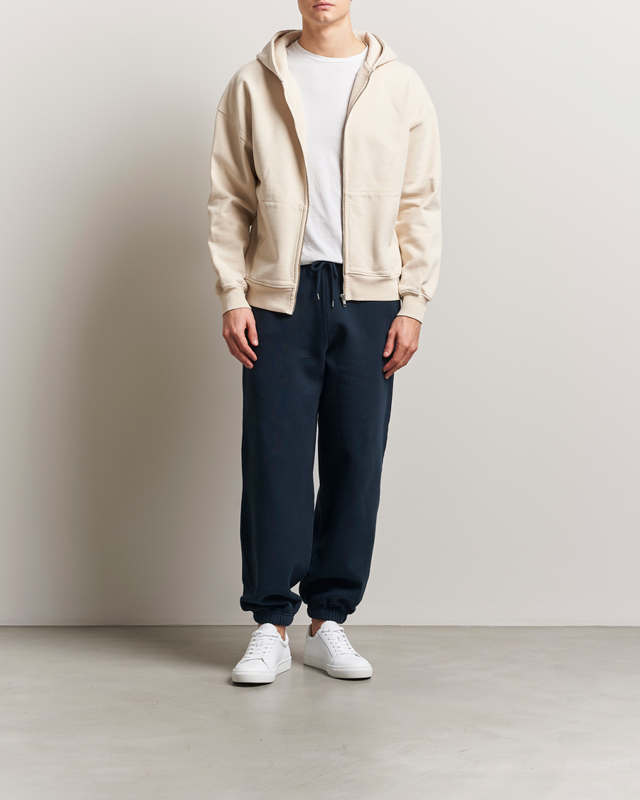 Heren | Broeken | Colorful Standard | Classic Organic Sweatpants Navy Blue