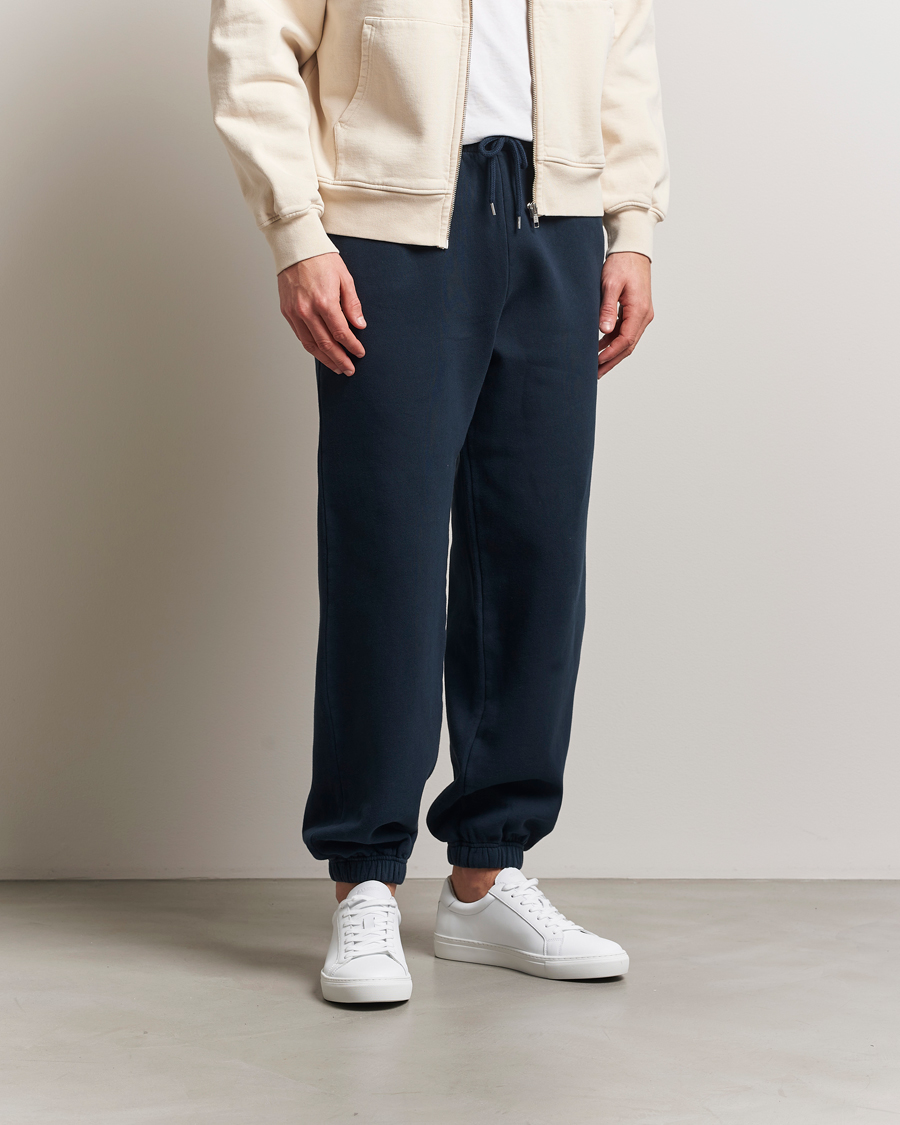 Heren | Broeken | Colorful Standard | Classic Organic Sweatpants Navy Blue