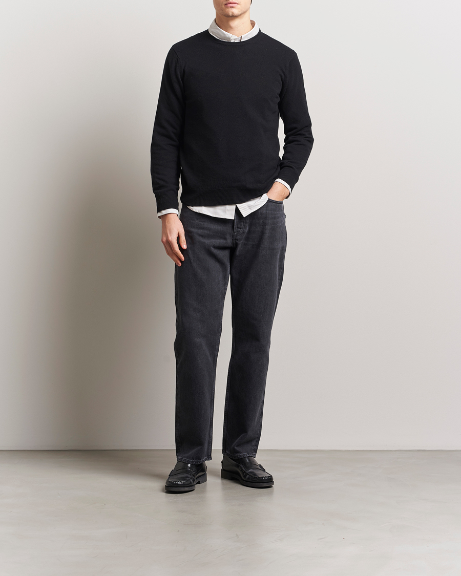 Heren | Jeans | Samsøe Samsøe | Eddie Regular Fit Jeans Black Blizzard