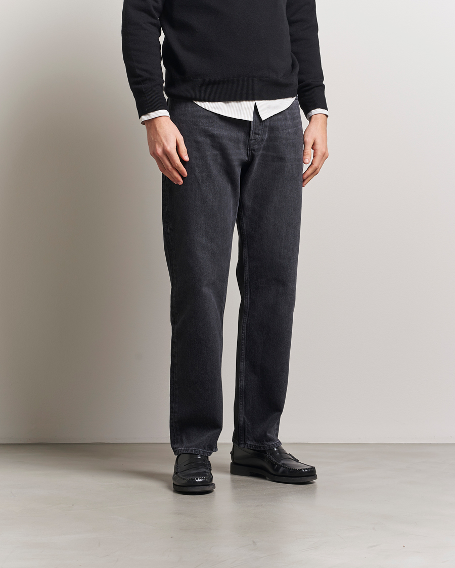 Heren | Jeans | Samsøe Samsøe | Eddie Regular Fit Jeans Black Blizzard