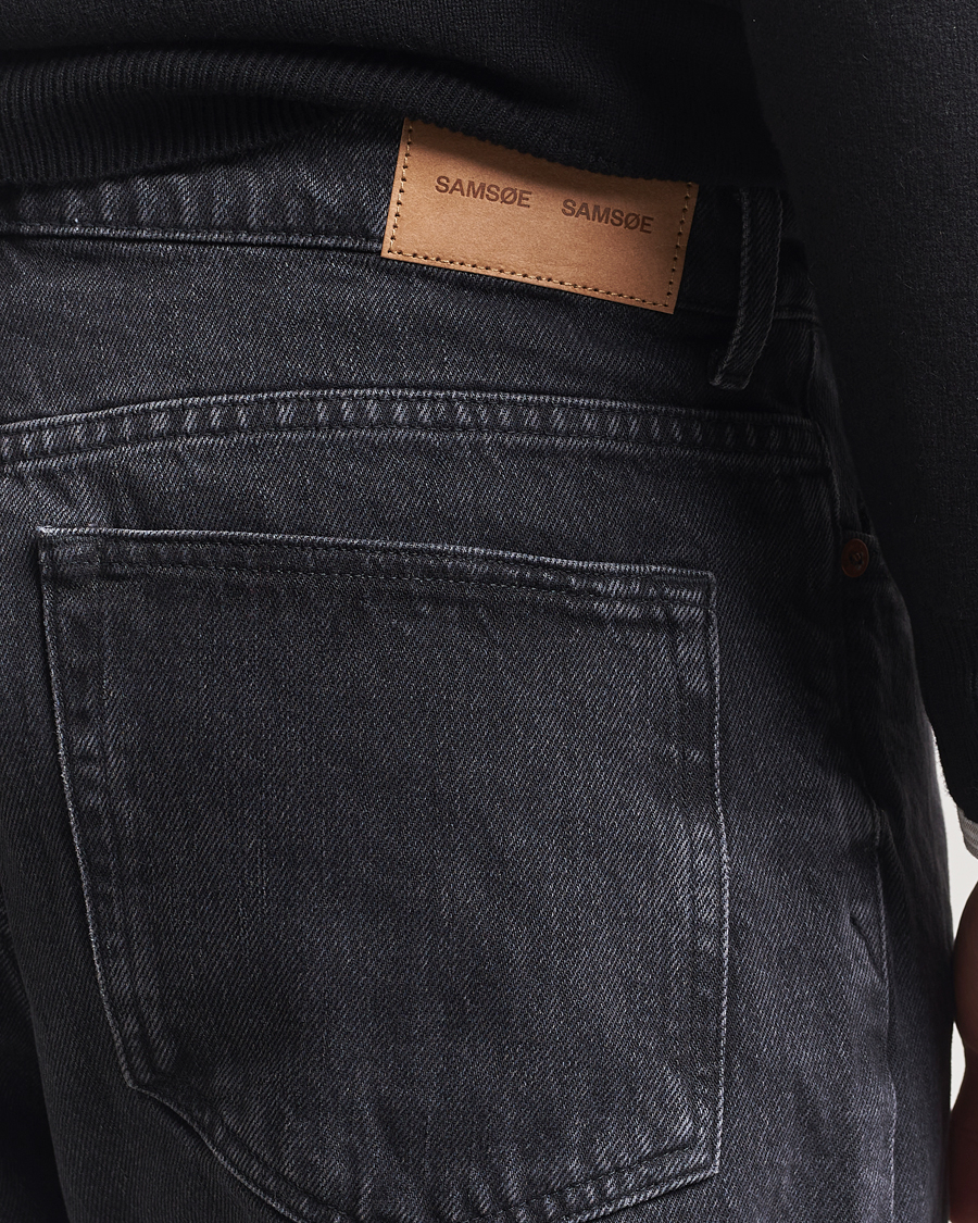 Heren | Jeans | Samsøe Samsøe | Eddie Regular Fit Jeans Black Blizzard