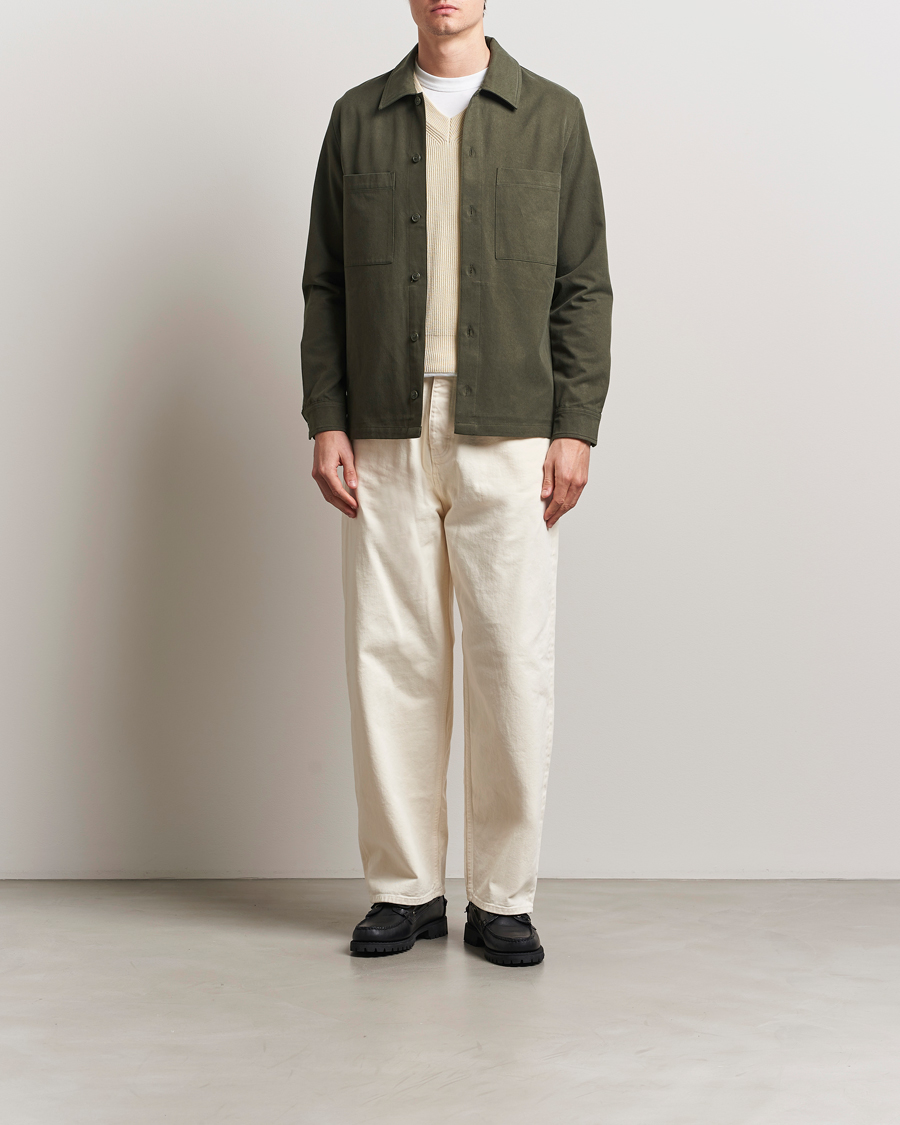 Heren | Overhemden | Samsøe Samsøe | Sataka Overshirt Forest Night