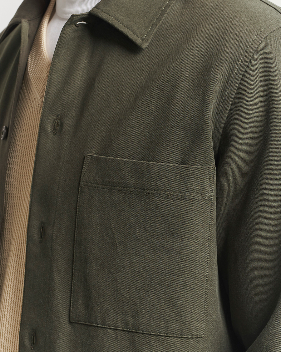 Heren | Overhemden | Samsøe Samsøe | Sataka Overshirt Forest Night