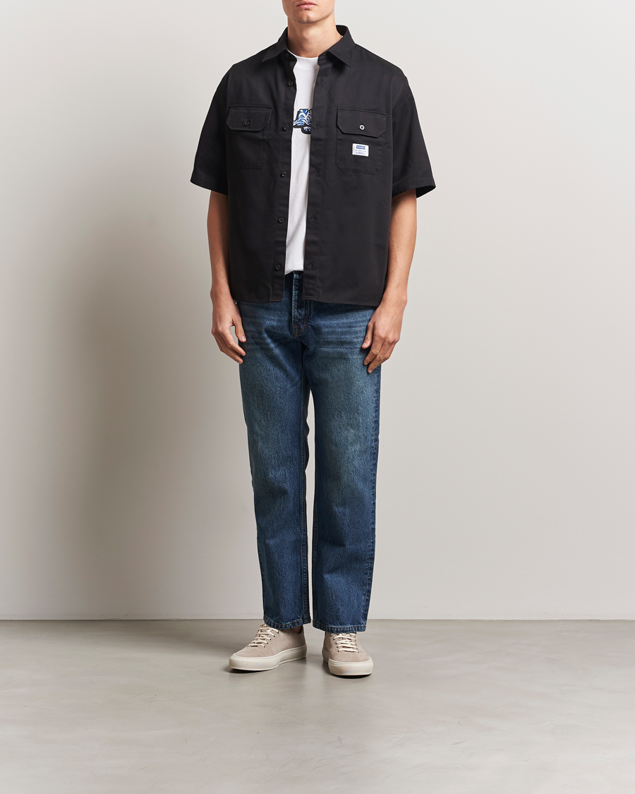 Heren | Overhemden | HUGO | Ekyno Workwear Short Sleeve Shirt Black