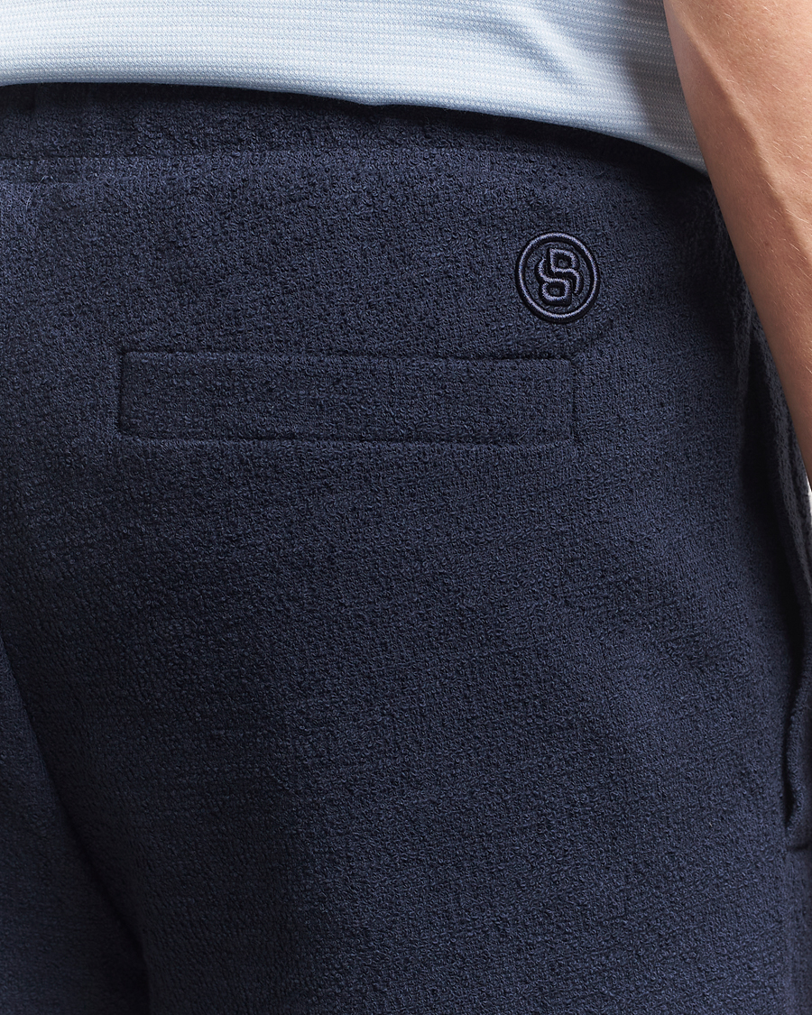 Heren | Korte broek | BOSS BLACK | Leoni Terry Sweatshorts Dark Blue
