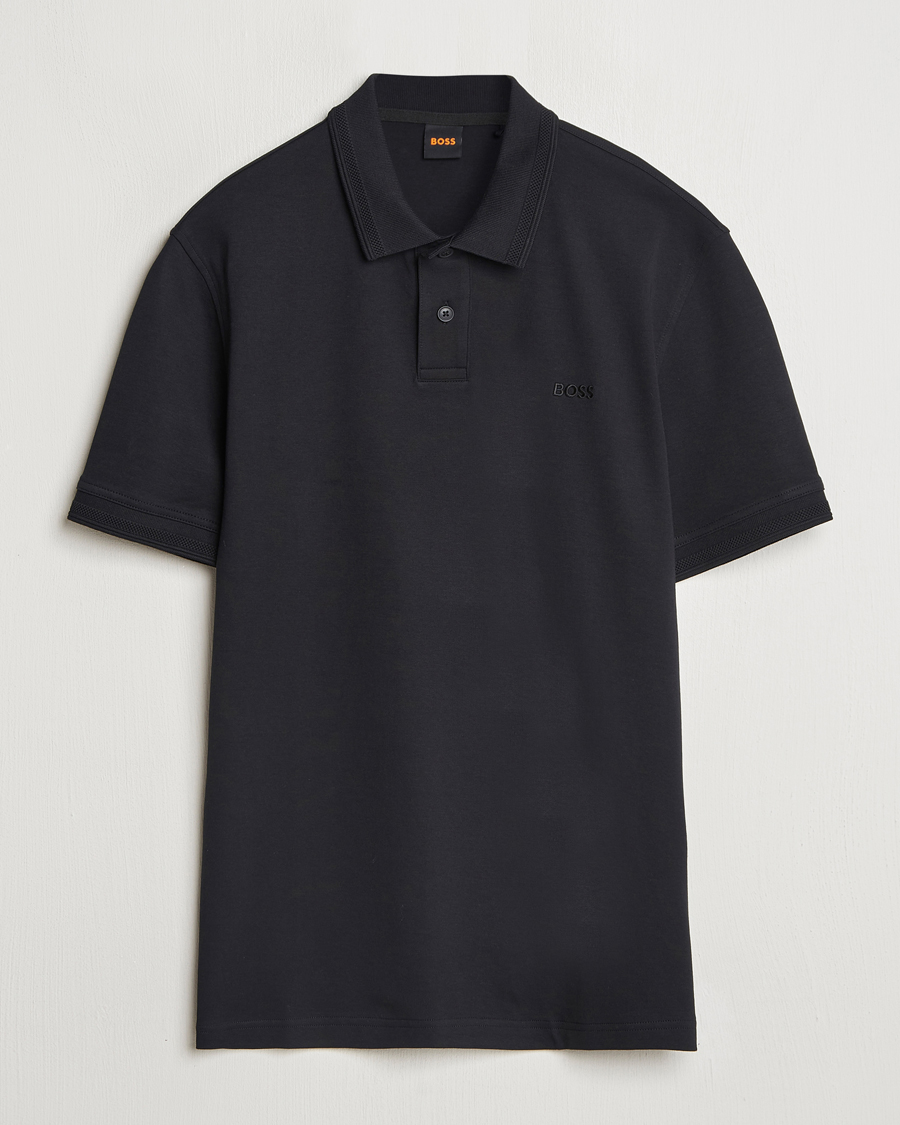 Heren | Polo's | BOSS ORANGE | Interlock Polo Black