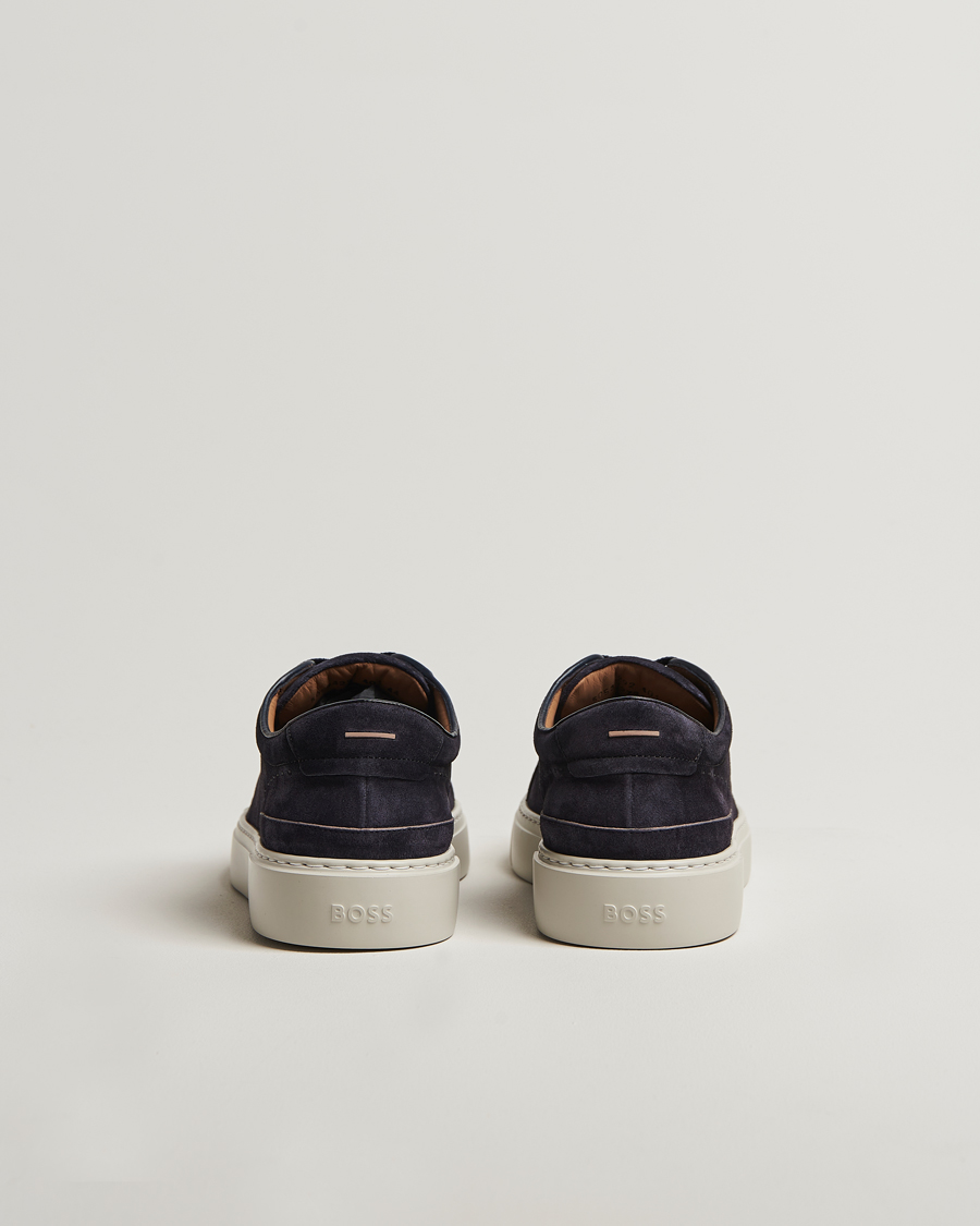 Heren | Sneakers | BOSS CAMEL | Gary Suede Sneaker Dark Blue