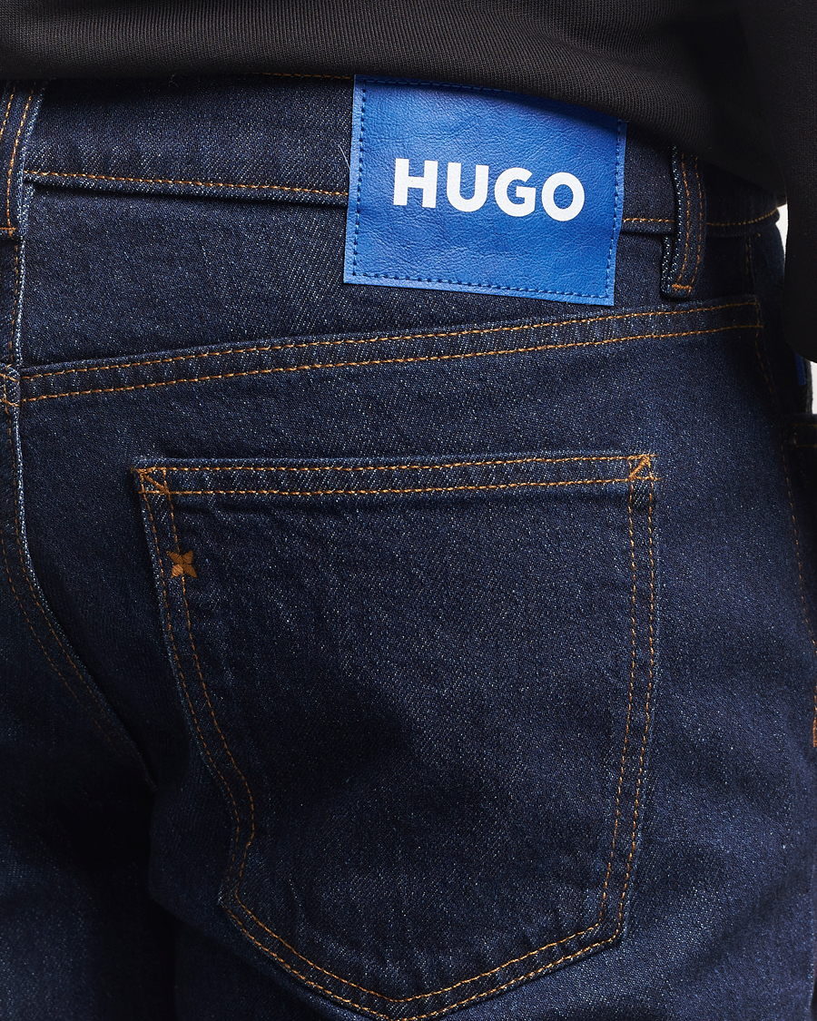 Heren | Jeans | HUGO | Brody Tapered Fit Jeans Dark Blue