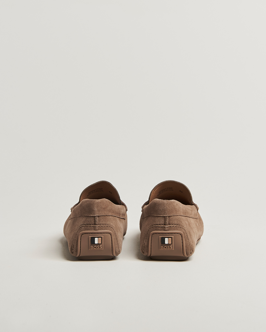 Heren | Instappers | BOSS BLACK | Noel Suede Moccasin Medium Beige