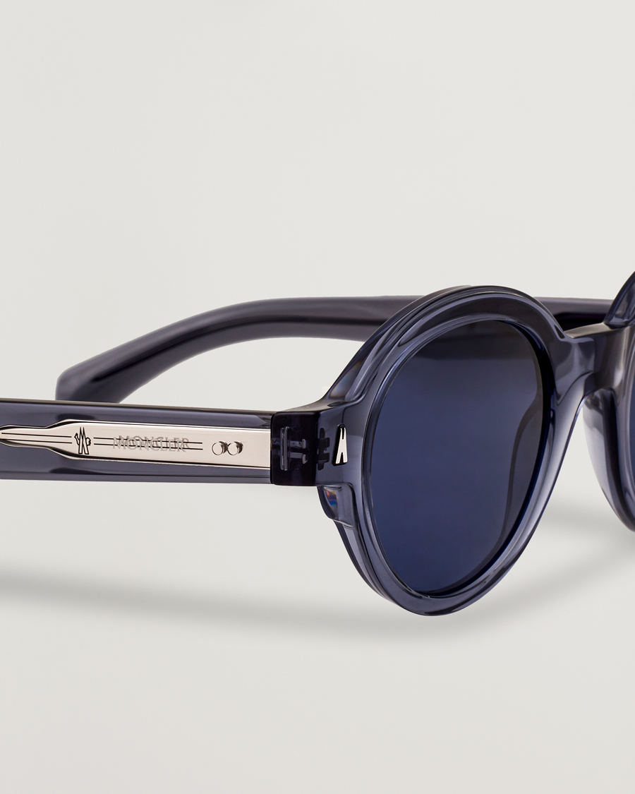 Heren | Zonnebrillen | Moncler Lunettes | Rondosa Sunglasses Shiny Blue