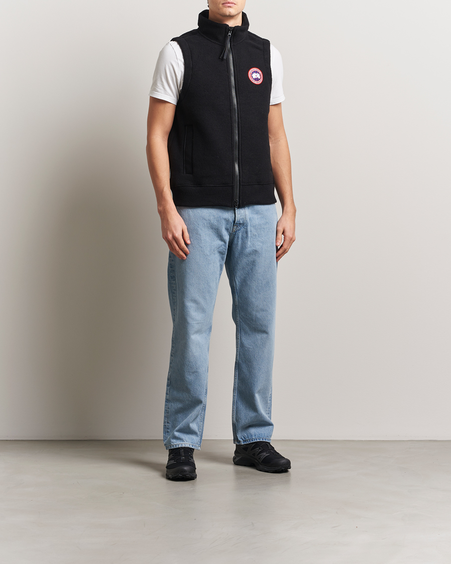 Heren | Jassen | Canada Goose | Mersey Fleece Vest Black