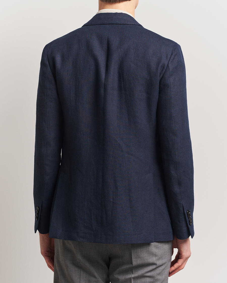 Heren | Blazers | Lardini | Linen Canvas Blazer Navy