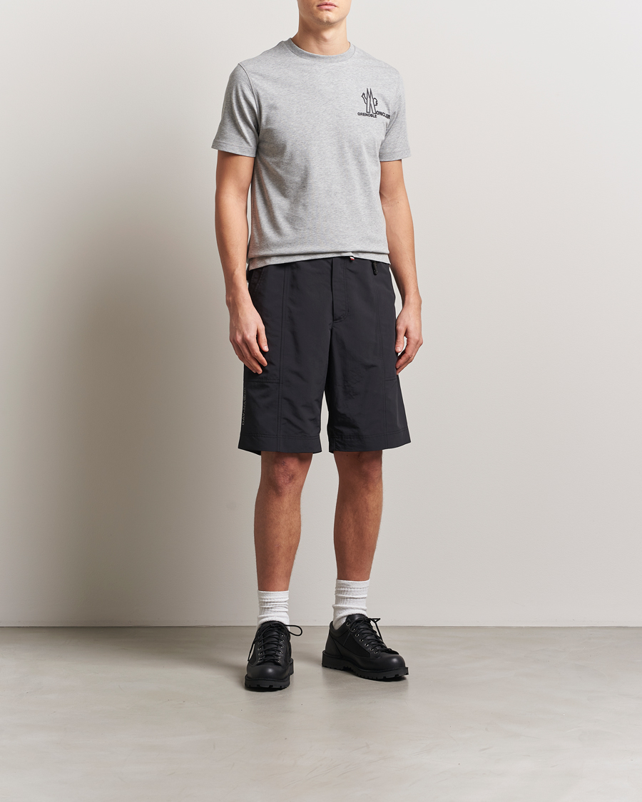 Heren | T-shirts | Moncler Grenoble | Logo T-Shirt Heather Grey