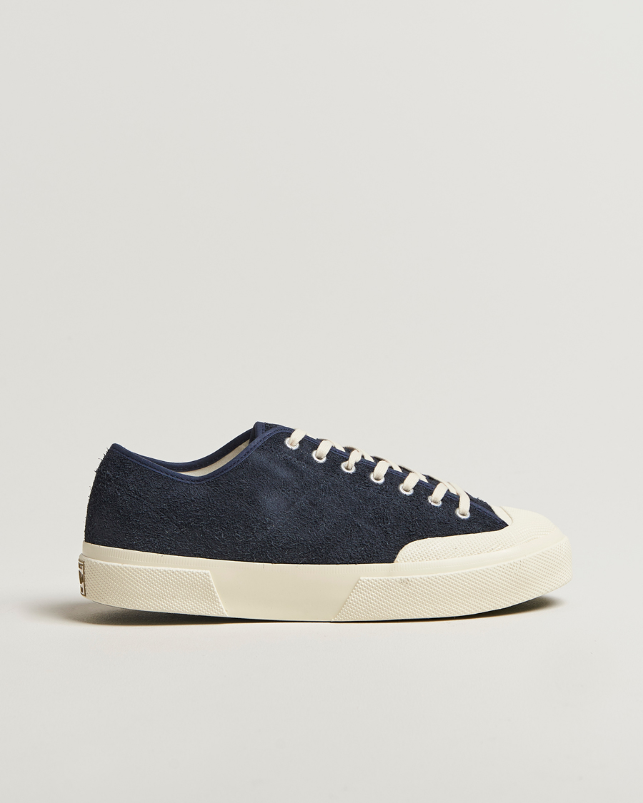 Heren | Sneakers | Superga | 2432 Works Hairy Suede Navy