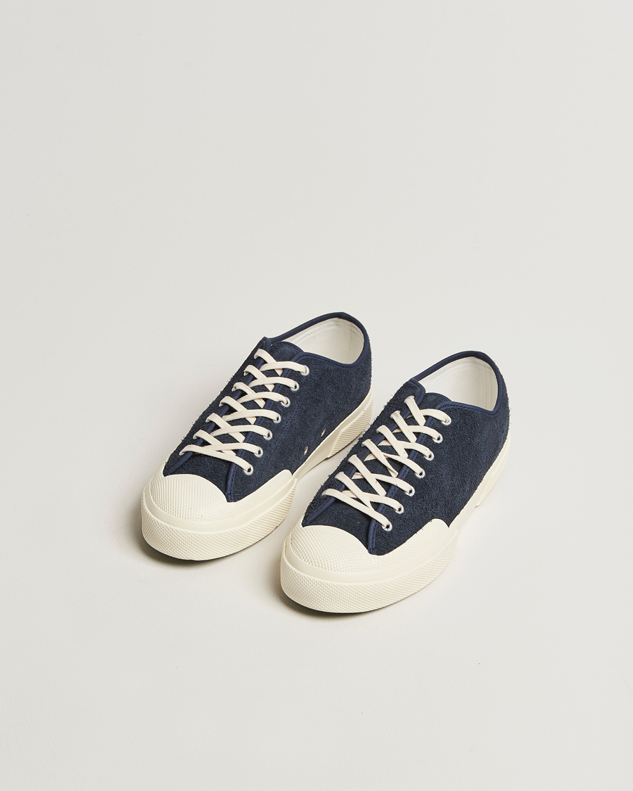 Heren | Sneakers | Superga | 2432 Works Hairy Suede Navy