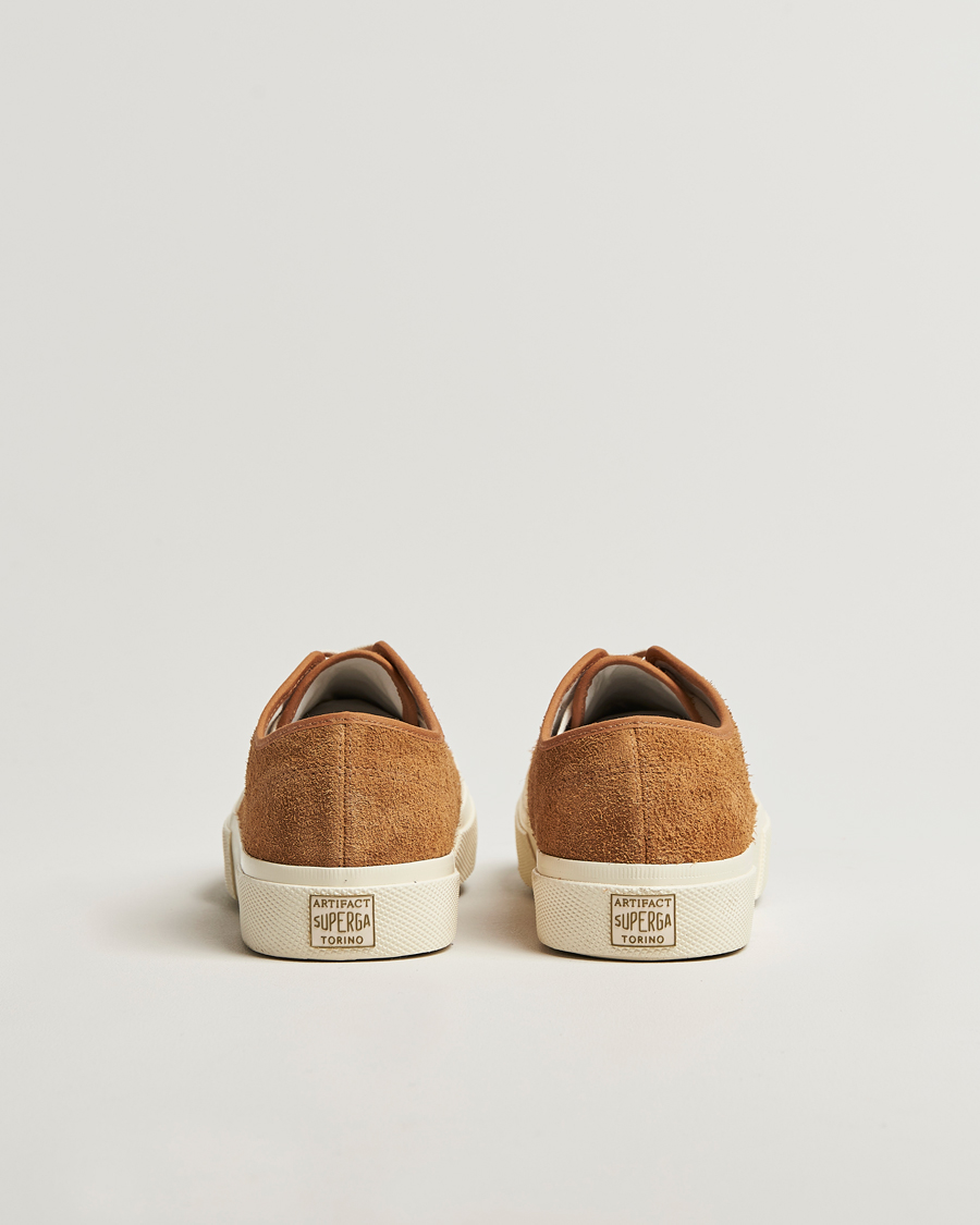 Heren | Sneakers | Superga | 2432 Works Hairy Suede Tobacco