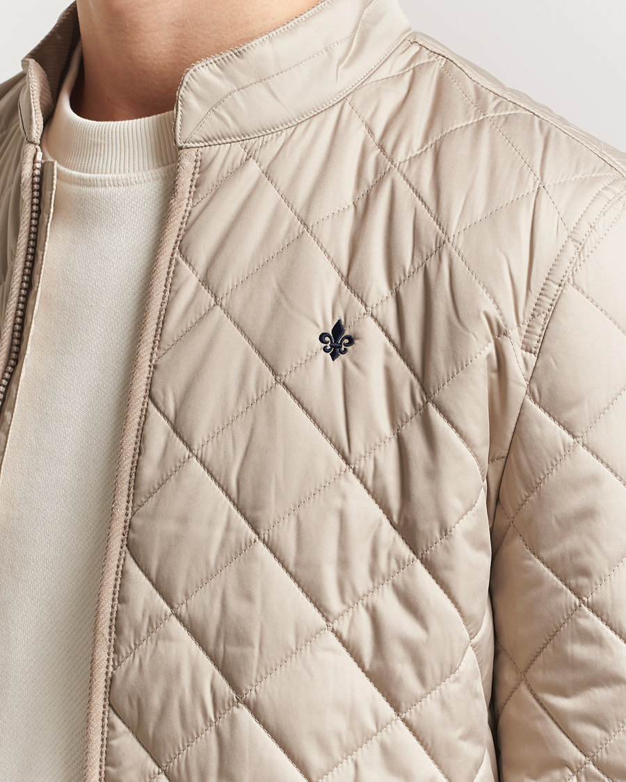 Heren | Jassen | Morris | Teddy Quilted Jacket Beige