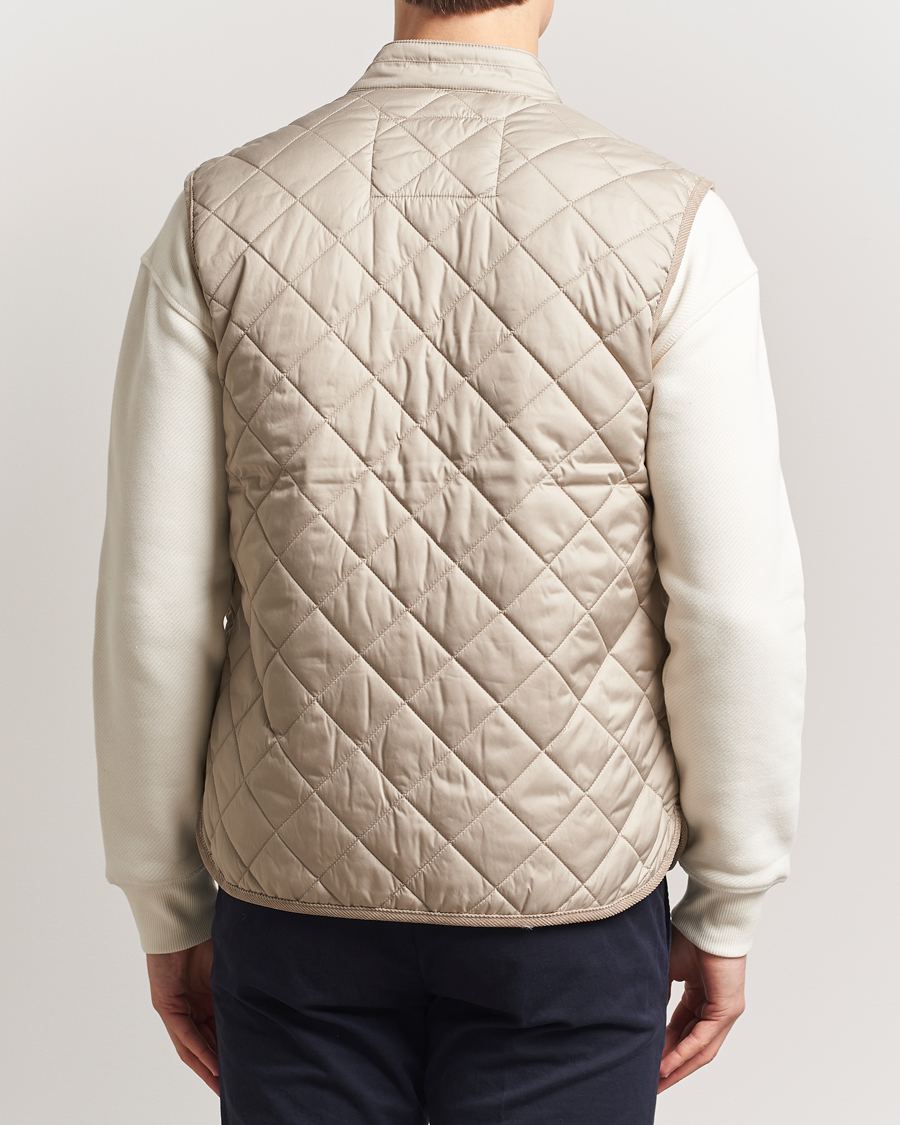 Heren | Gilets | Morris | Teddy Quilted Vest Khaki