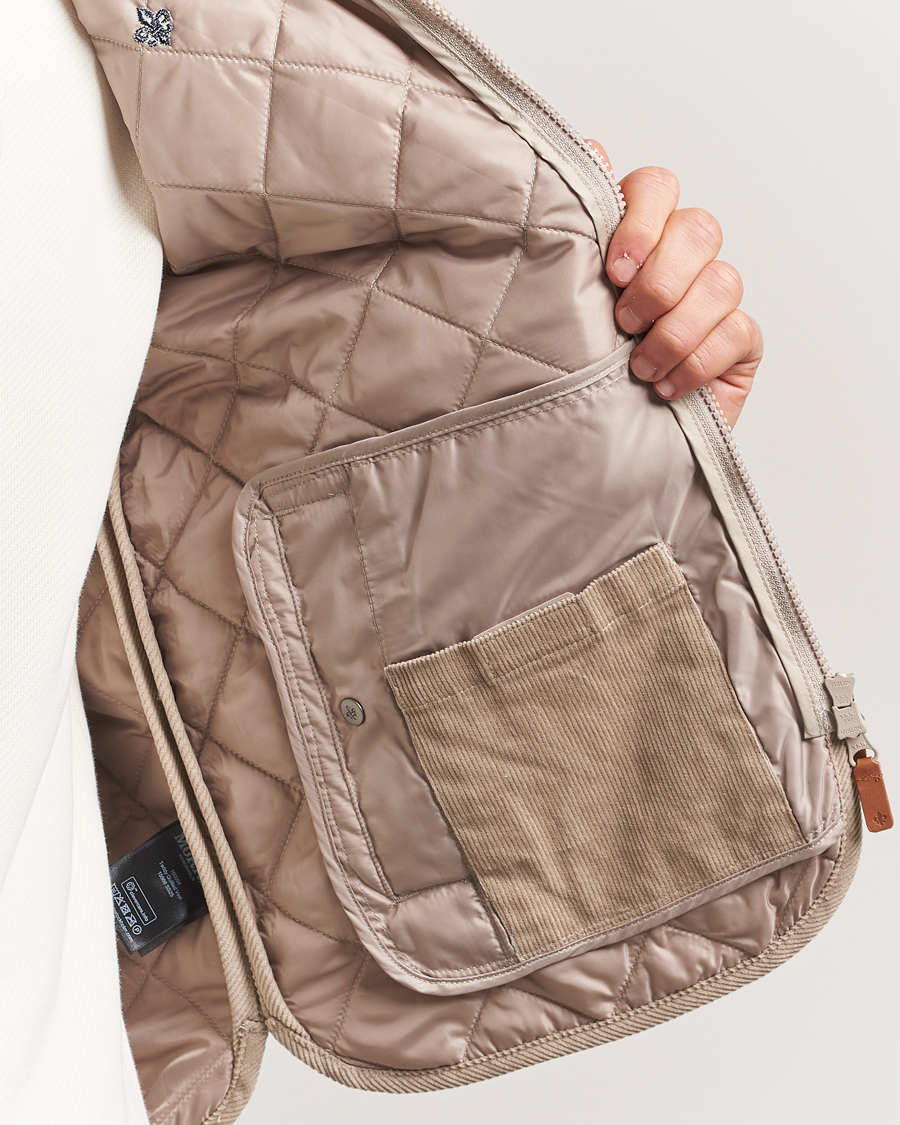 Heren | Gilets | Morris | Teddy Quilted Vest Khaki