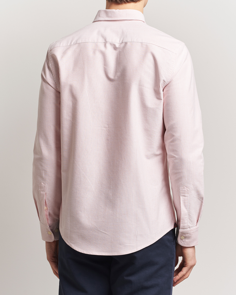 Heren | Overhemden | Morris | Douglas Striped Oxford Orange