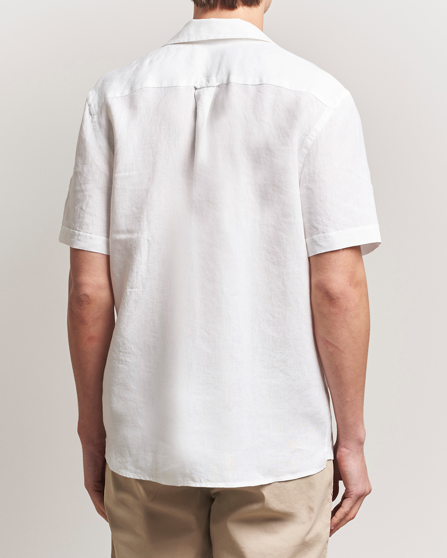 Heren | Overhemden | Morris | Resort Linen Shirt White