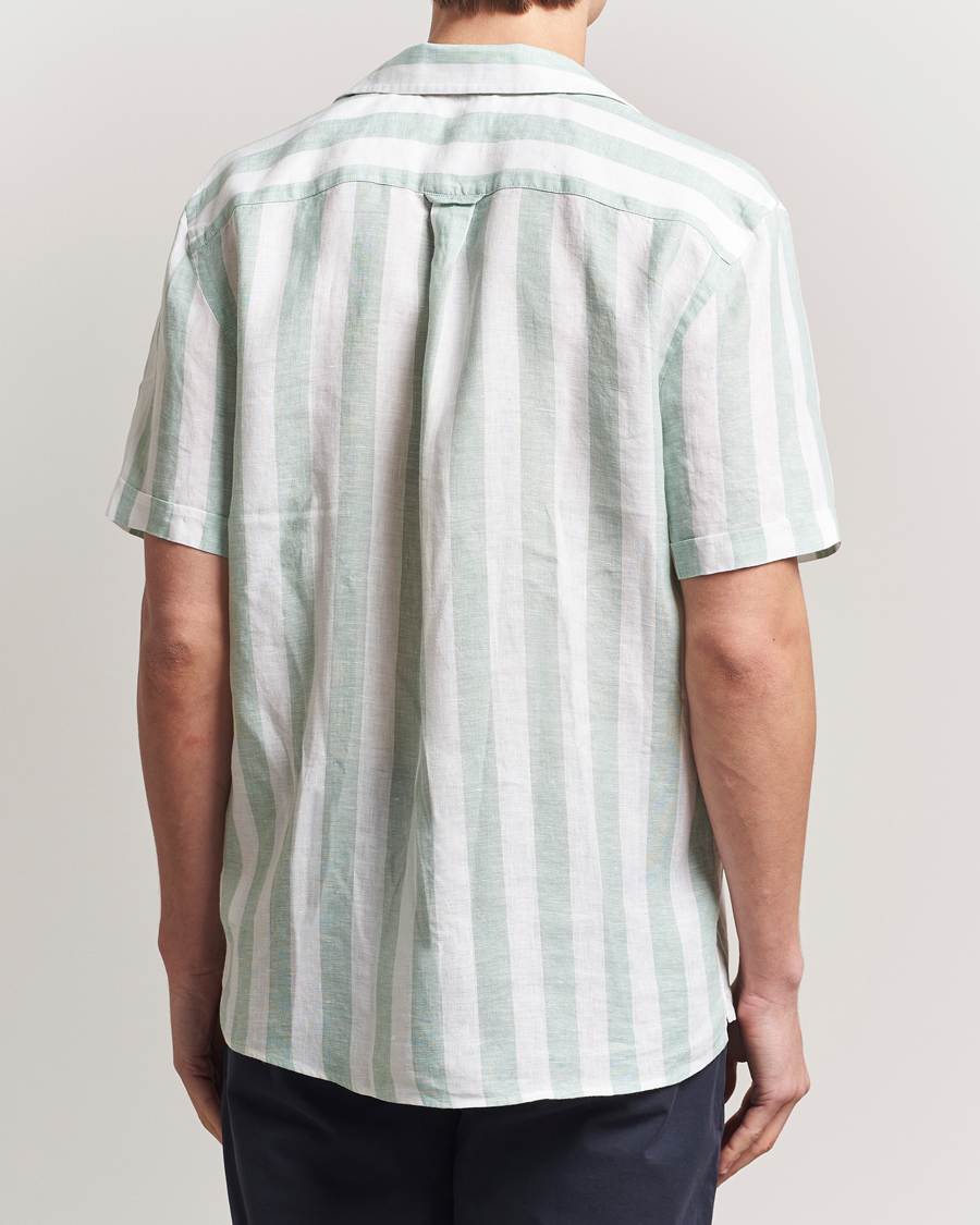 Heren | Overhemden | Morris | Resort Linen Shirt Green