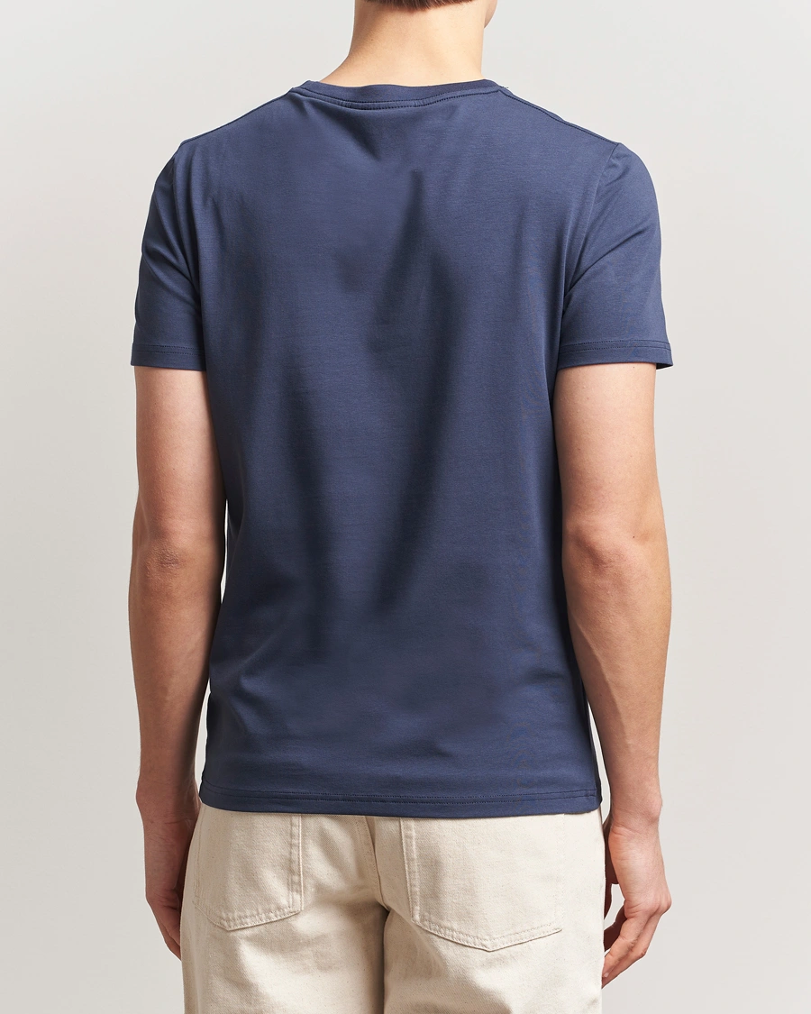 Heren | T-shirts | Morris | James T-Shirt Dark Blue