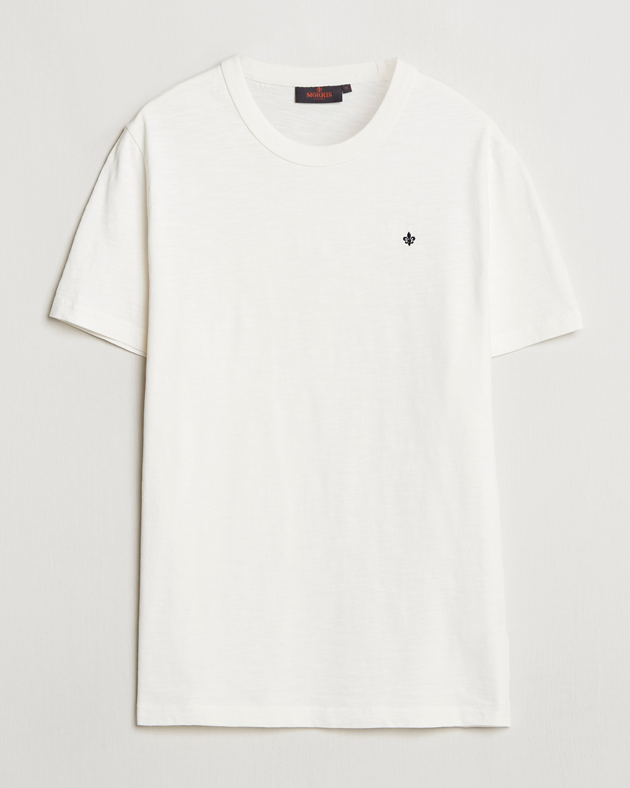 Heren | T-shirts | Morris | Watson Slub T-Shirt Off White