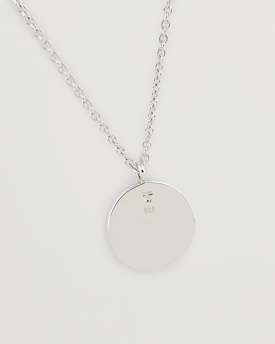 Heren | Sieraden | Tom Wood | Coin Pendand Necklace Silver