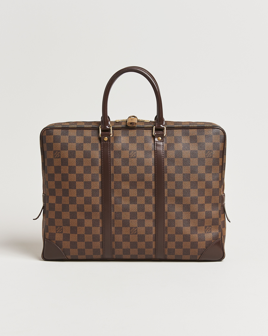 Heren | Louis Vuitton Pre-Owned Porte Documents Voyage Briefcase  | Louis Vuitton Pre-Owned | Porte Documents Voyage Briefcase 