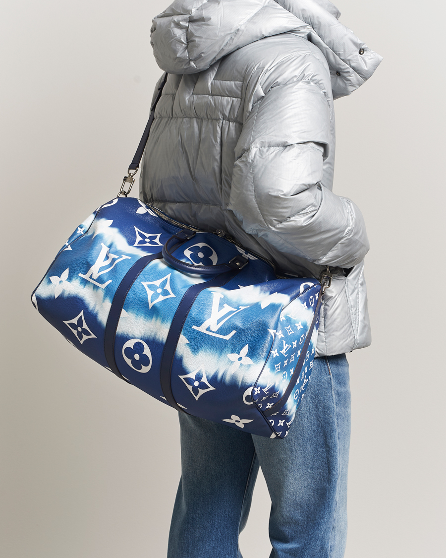 Heren | Pre-Owned & Vintage Bags | Louis Vuitton Pre-Owned | Keepall Bandoulière 50 Escale Limited Edition