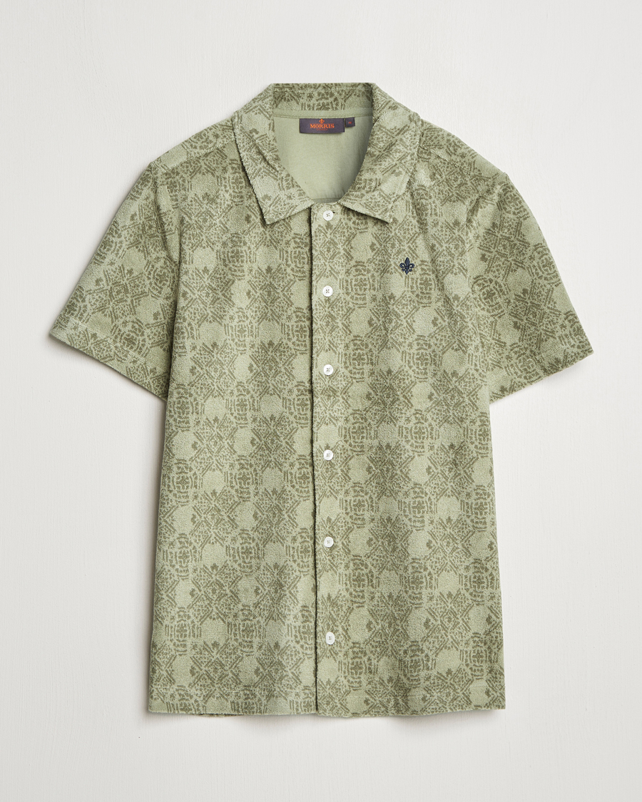 Heren | Overhemden | Morris | Shellby Terry Shirt Olive