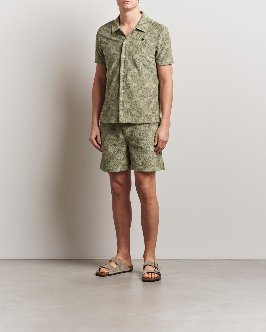 Heren | Overhemden | Morris | Shellby Terry Shirt Olive