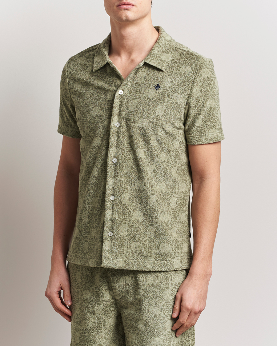 Heren | Overhemden | Morris | Shellby Terry Shirt Olive