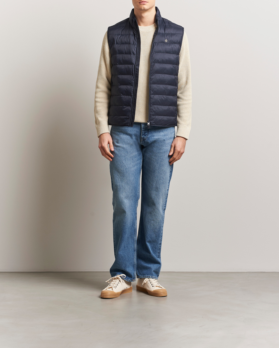 Heren | Gilets | Morris | Norfolk Liner Vest Navy
