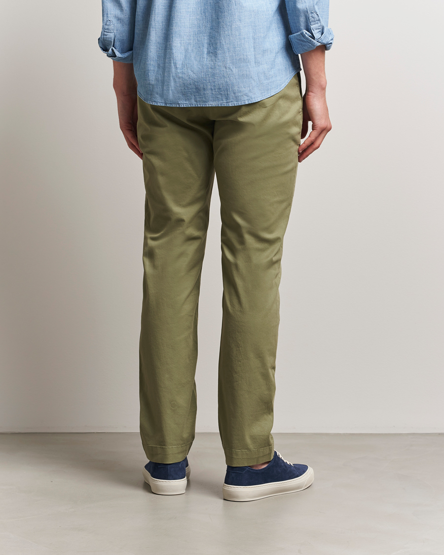 Heren | Broeken | Morris | Jeffrey Summer Chino Olive