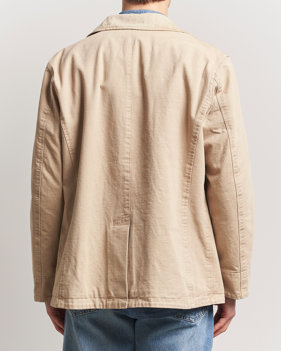 Heren | Jassen | Baracuta | Garment Dyed Canvas Peacoat British Khaki