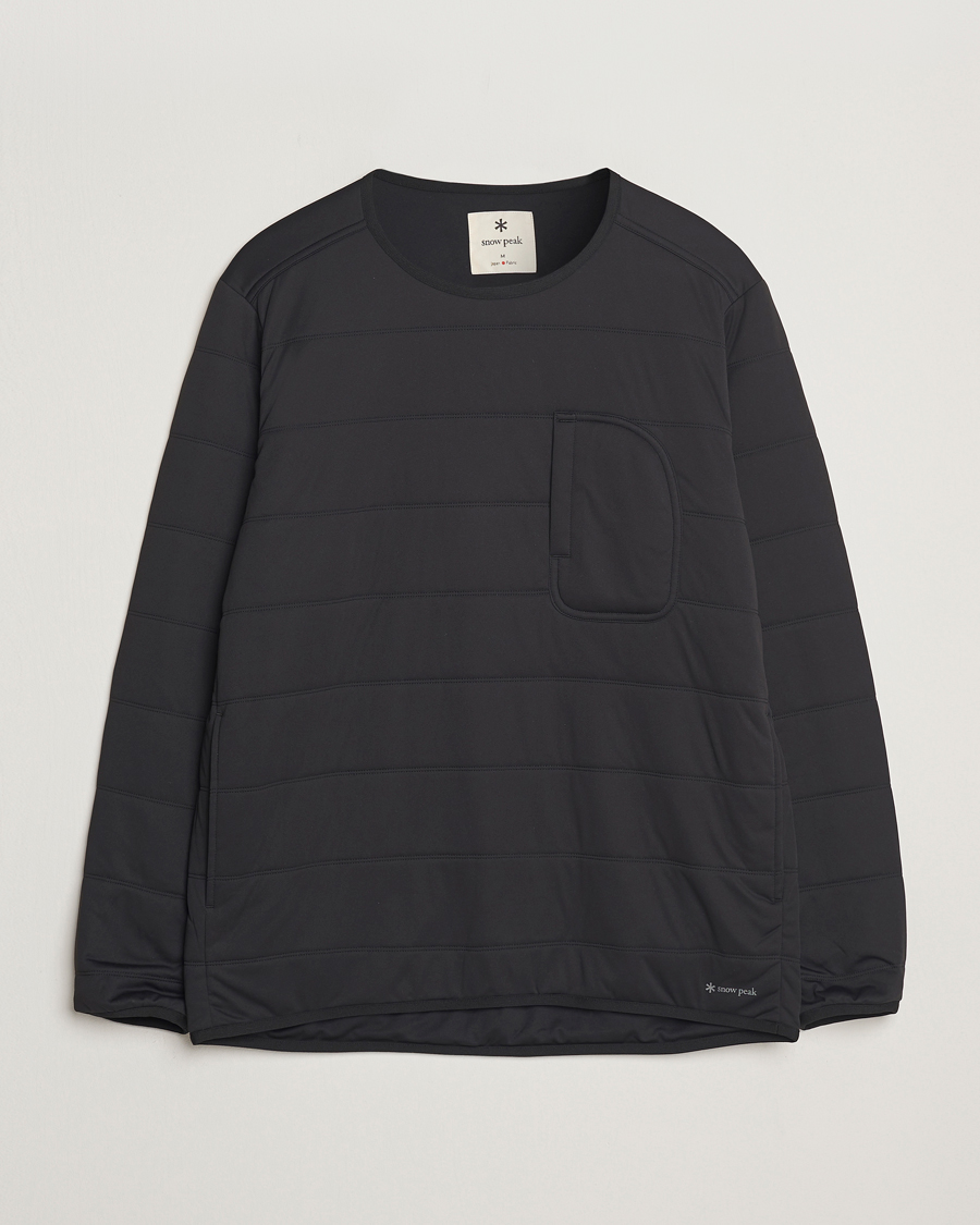 Heren | Truien | Snow Peak | Flexible Insulated Pullover Black