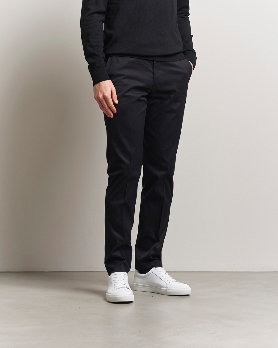 Heren | Broeken | Tiger of Sweden | Tenuta Cotton Chinos Black