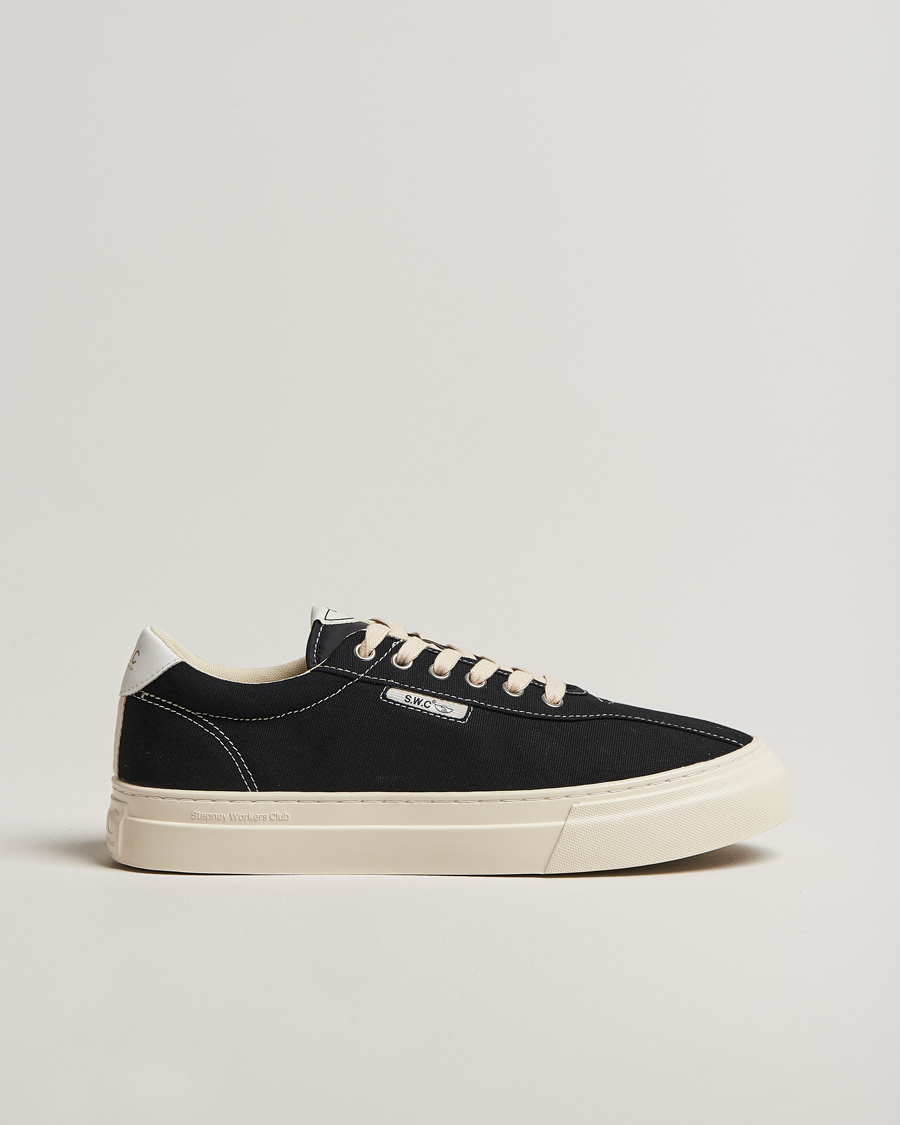 Heren | Sneakers | Stepney Workers Club | Dellow 02 Cupsole Canvas Sneaker Black