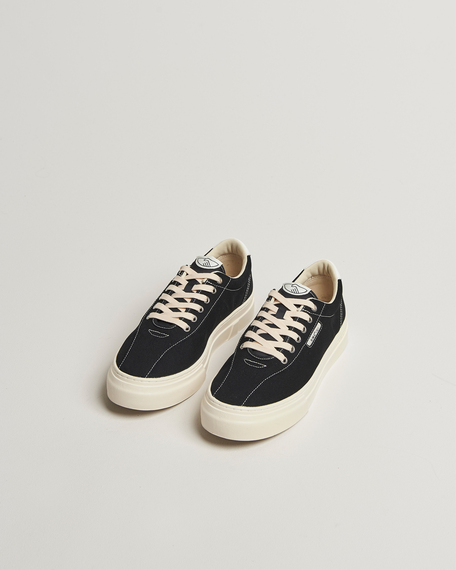 Heren | Sneakers | Stepney Workers Club | Dellow 02 Cupsole Canvas Sneaker Black