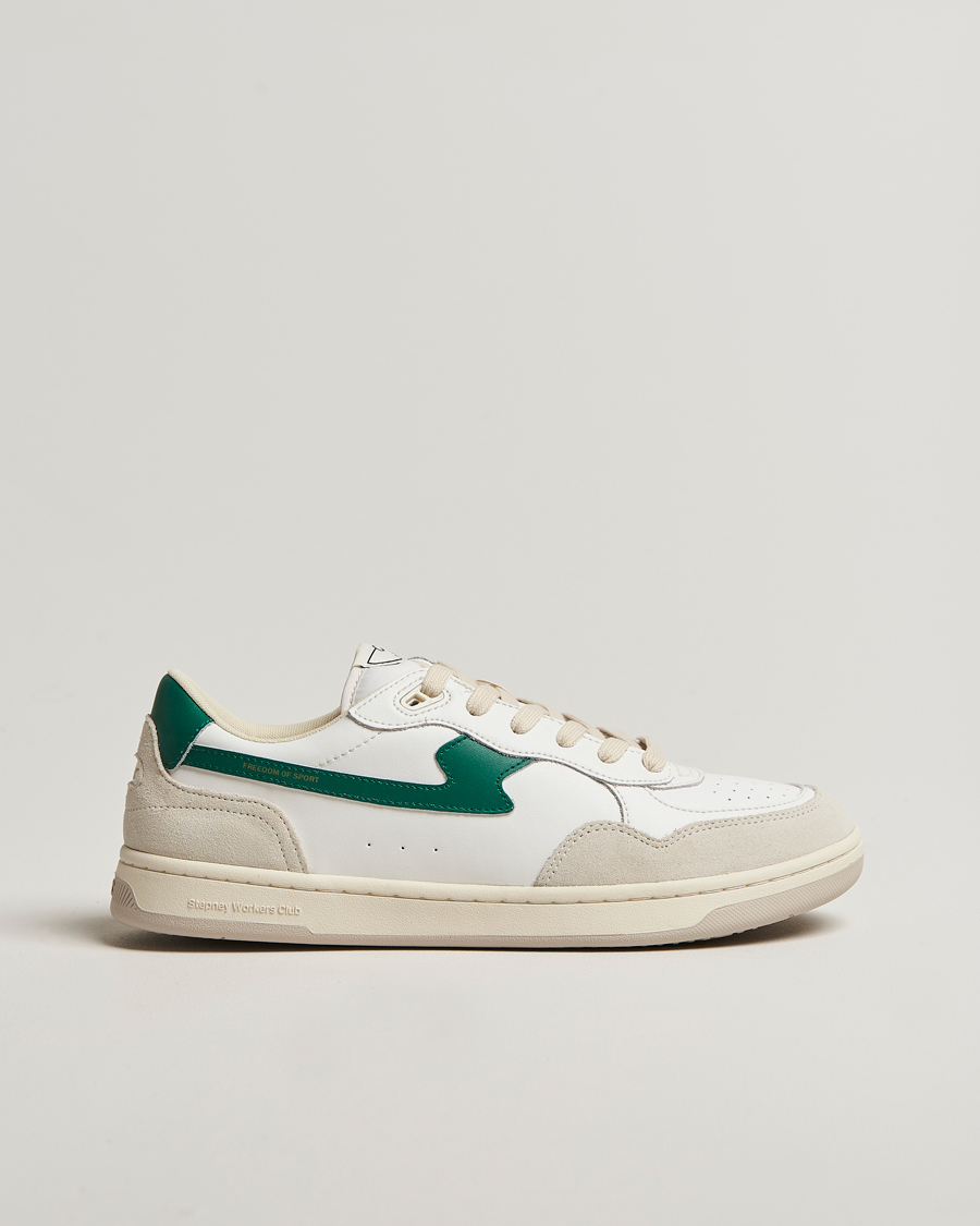 Heren | Sneakers | Stepney Workers Club | Pro Cup 01 S-Strike Leather Sneaker Spring Green