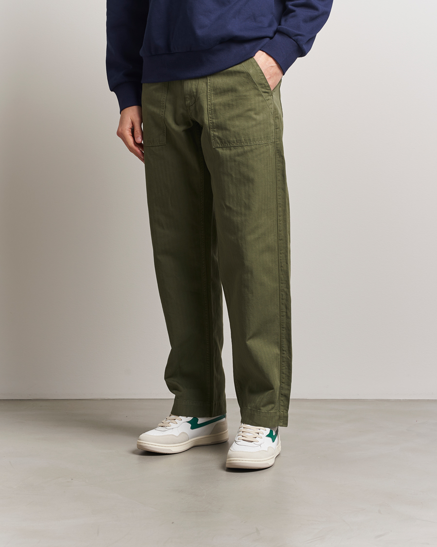Heren | Sneakers | Stepney Workers Club | Pro Cup 01 S-Strike Leather Sneaker Spring Green