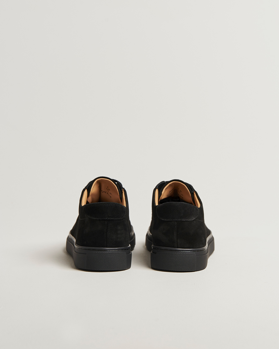 Heren | Sneakers | Myrqvist | Oaxen Monochrome II Sneaker Black Suede