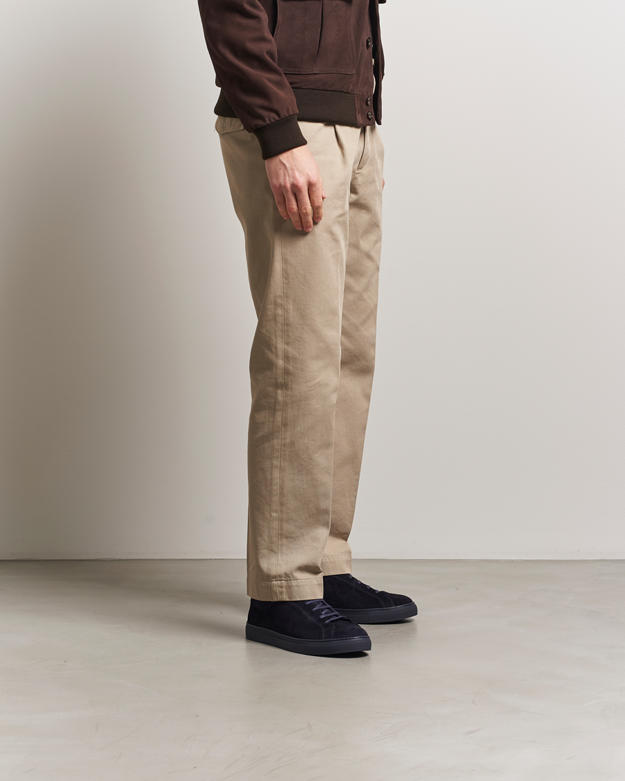 Heren | Sneakers | Myrqvist | Oaxen Monochrome II Sneaker Navy Suede