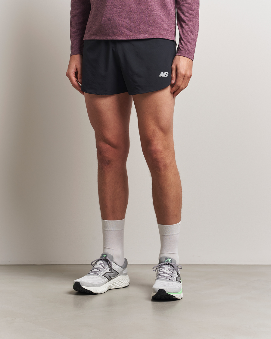 Heren | Korte broek | New Balance Running | Split Shorts Black