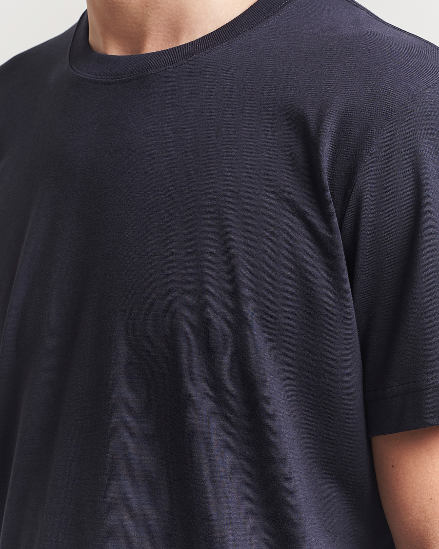 Heren | T-shirts | CDLP | Midweight T-Shirt Dark Navy