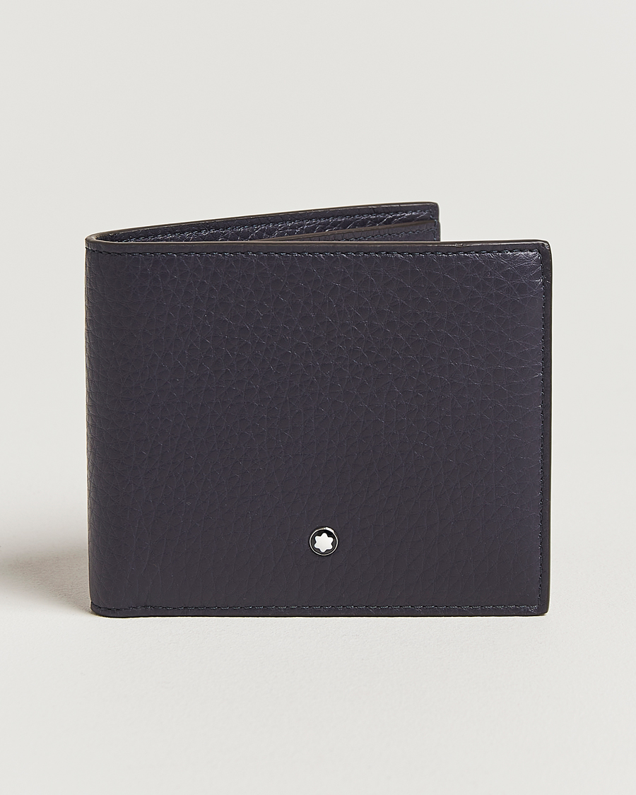 Heren | Portemonnees | Montblanc | Soft Grain Wallet 8cc Night Blue