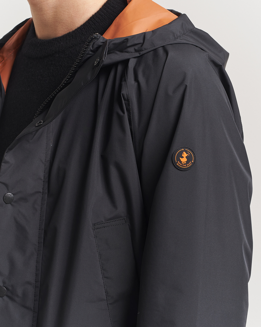 Heren | Jassen | Save The Duck | Ghibli Wind/Water Resistant Hooded Jacket Black