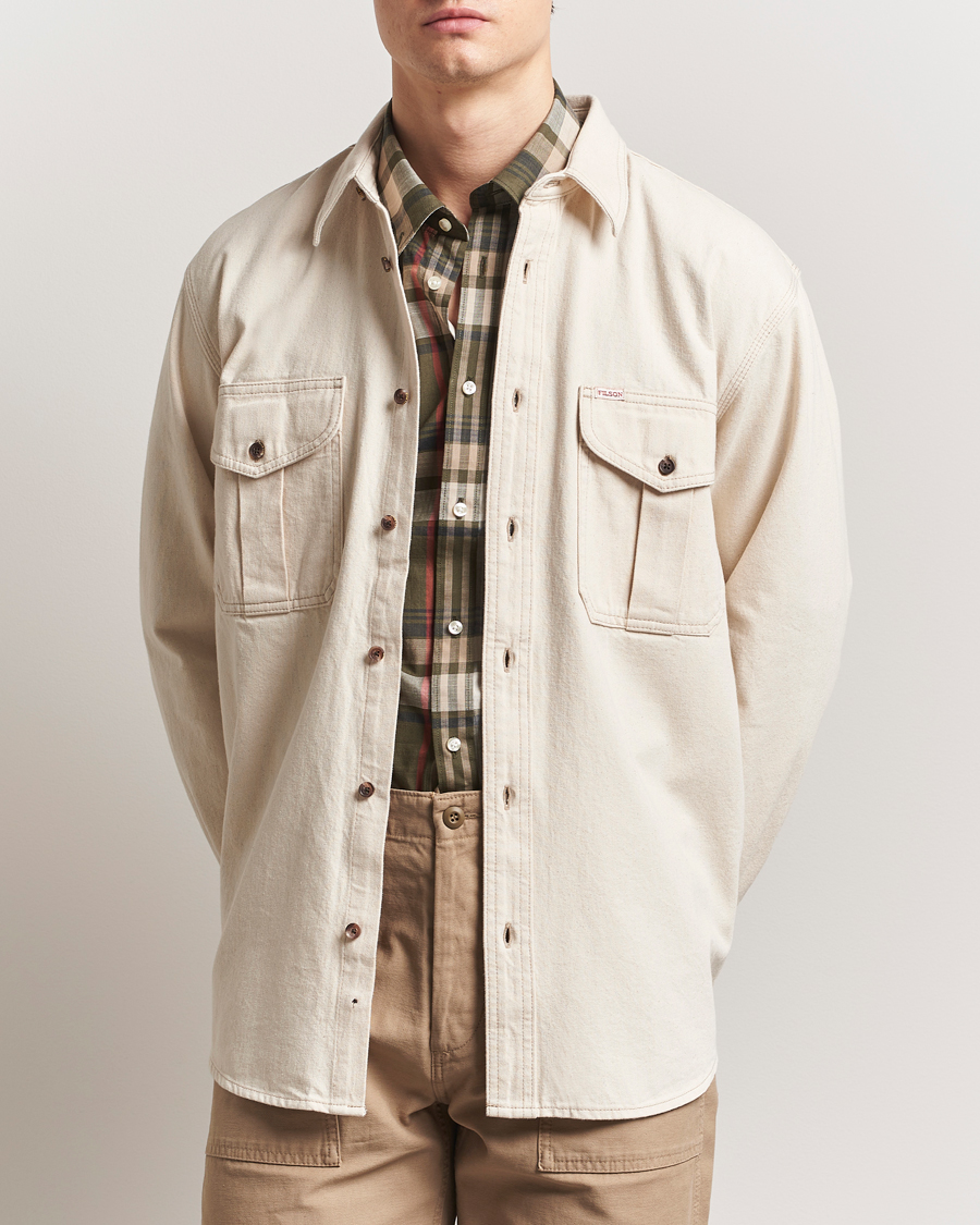 Heren | Overhemden | Filson | Denim Guide Shirt Natural Seed